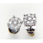 Designer Earrings with Certified Diamonds In 14k Gold - ER1173R